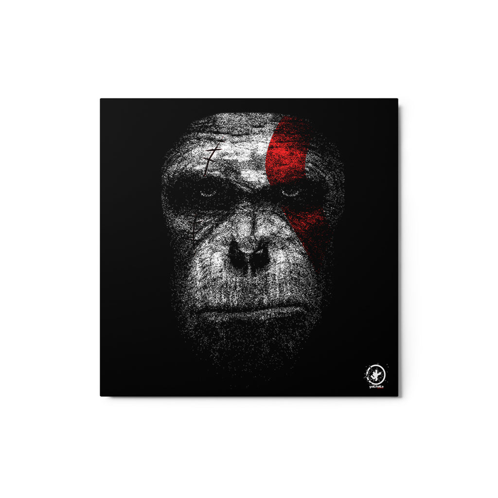 Ape of War Metal prints