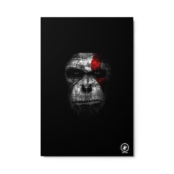 Ape of War Metal prints